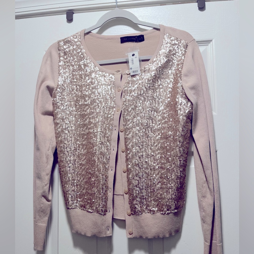 Brand New THE LIMITED Sequin Cardigan (XS)